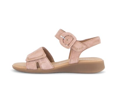 Sandalo con cinturino beige