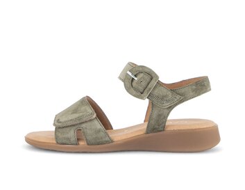 Riemchensandale grün