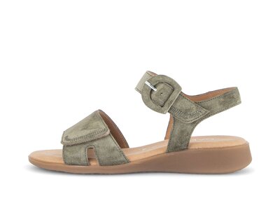 Sandalo con cinturino verde