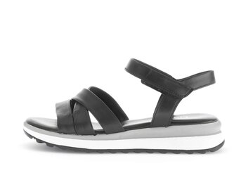 Riemchensandale schwarz