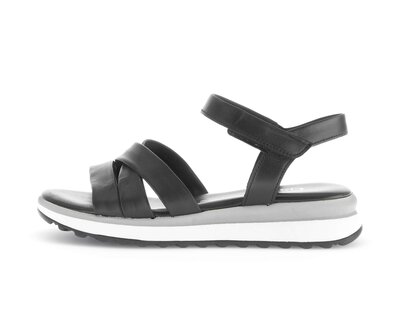 Sandalo con cinturino nero