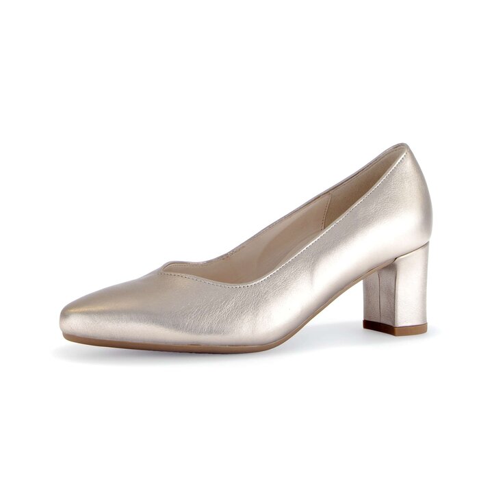 Eleganta pumps guld #2