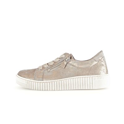Lage sneaker beige