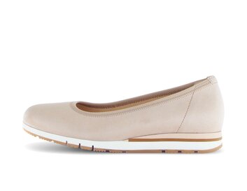 Sportieve ballerina beige