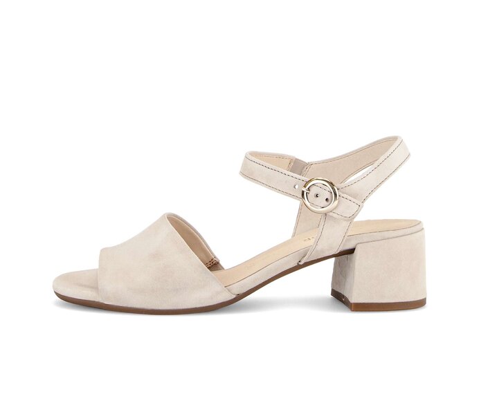 Sandal met riempjes beige #0