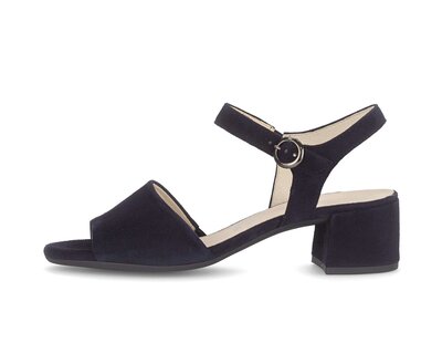 Riemchensandale blau