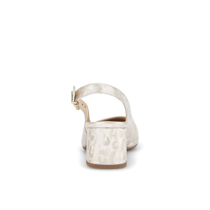 Sling-back goud #3