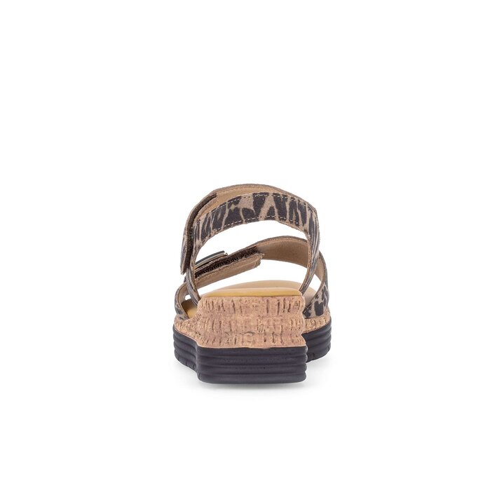 Sandale à plateforme marron #3