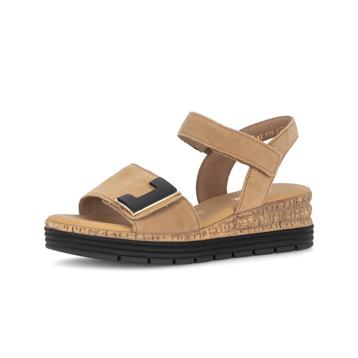 Sandale à plateforme marron #2