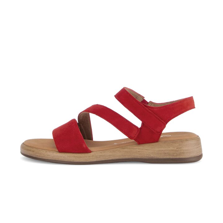 Riemchensandale rot #0