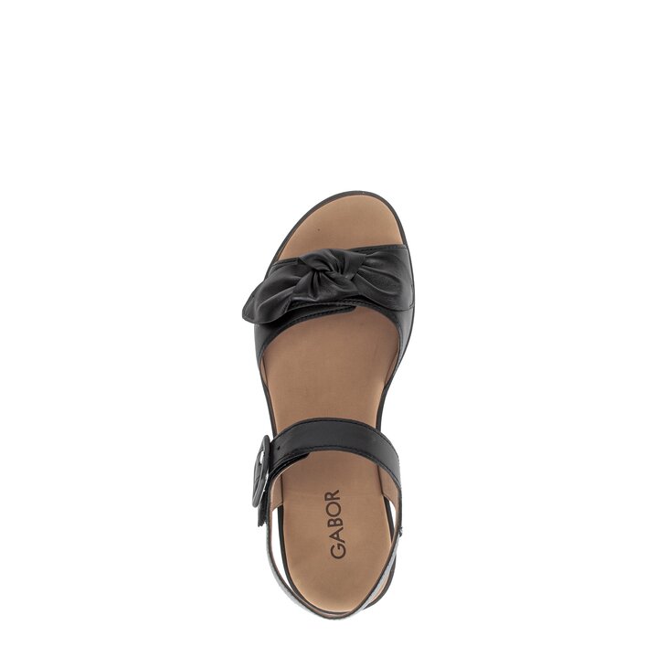 Sandalo con plateau nero #5