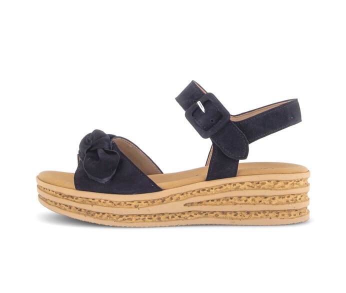 Plateau Sandale blau #0