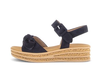 Sandale à plateforme bleu