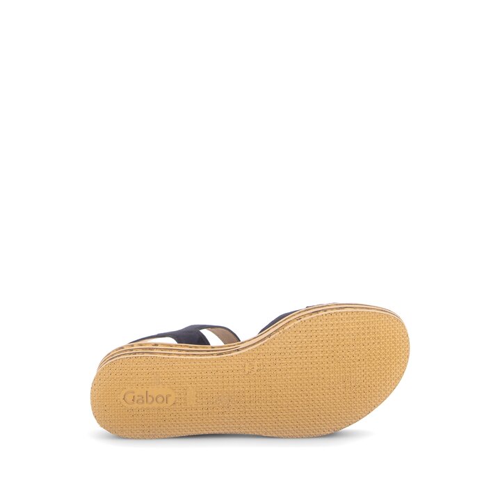 Sandalo con plateau blu #4