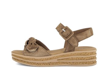 Plateau Sandale braun