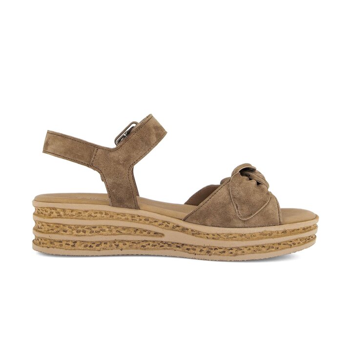 Plateau Sandale braun #1