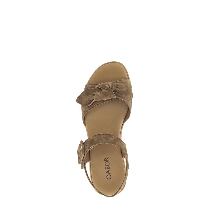 Plateau Sandale braun #5