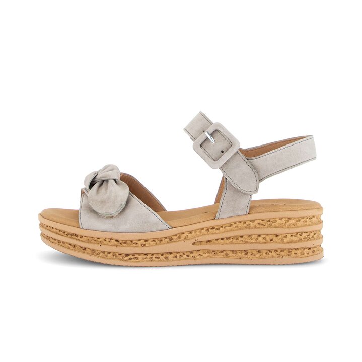 Sandalo con plateau verde #0