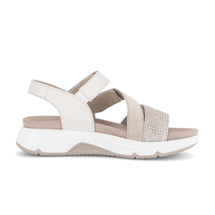 Platåsandaler beige #1