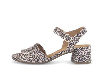 Riemchensandale beige