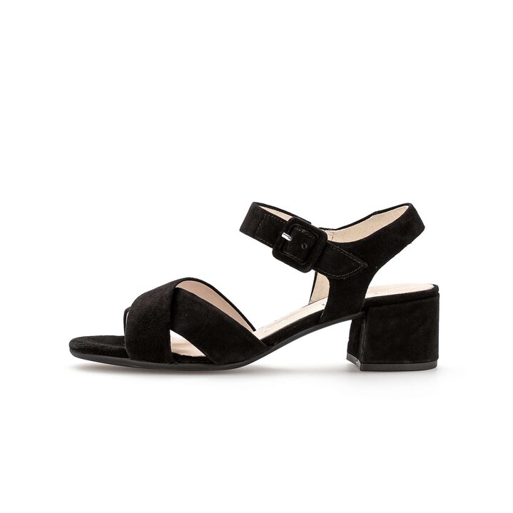 Riemchensandale schwarz #0
