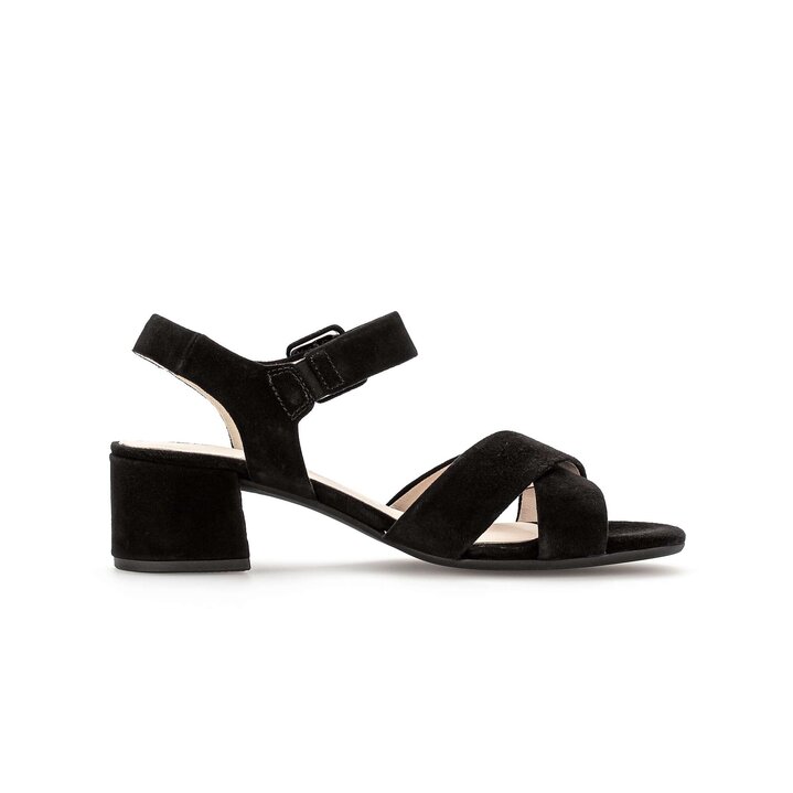 Riemchensandale schwarz #1
