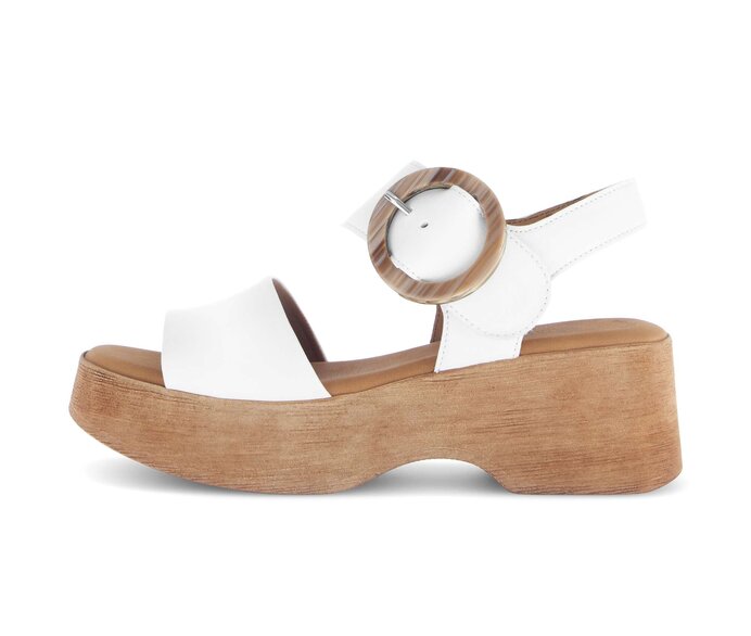 Sandale à bride crème #0