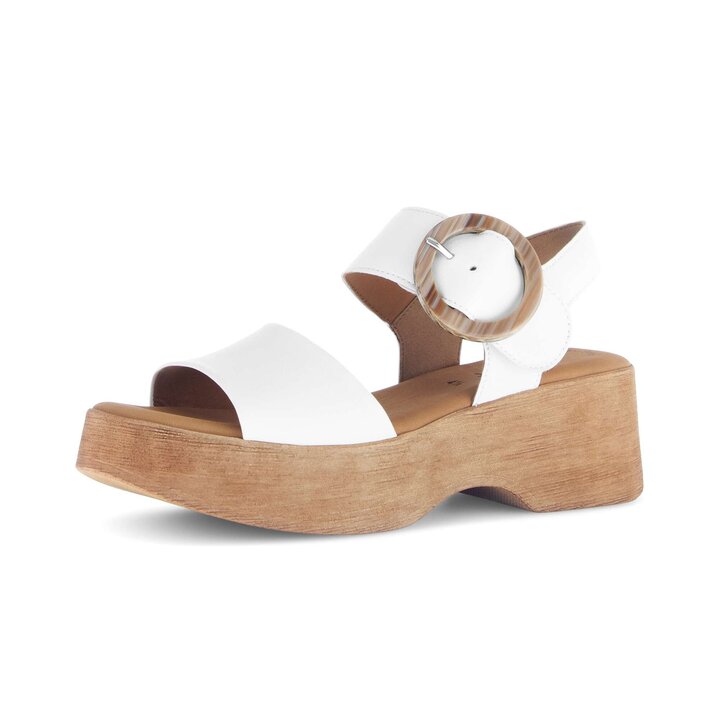 Platåsandaler creme #2