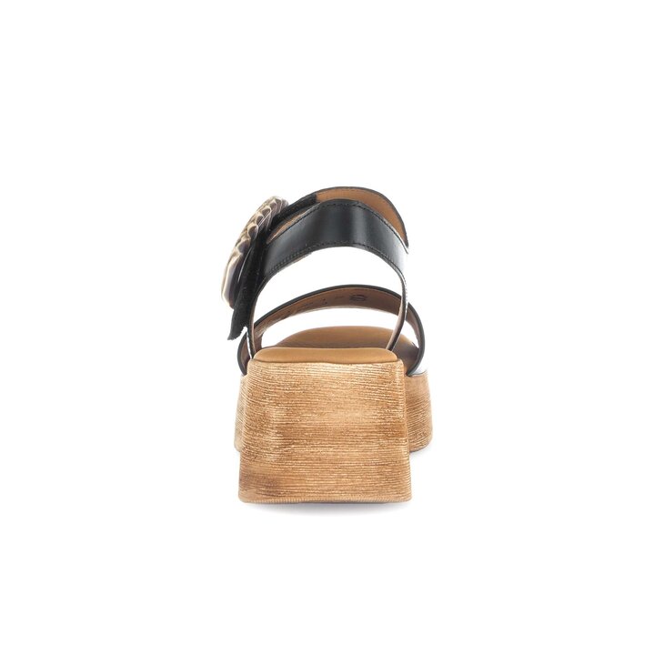 Plateau Sandale schwarz #3