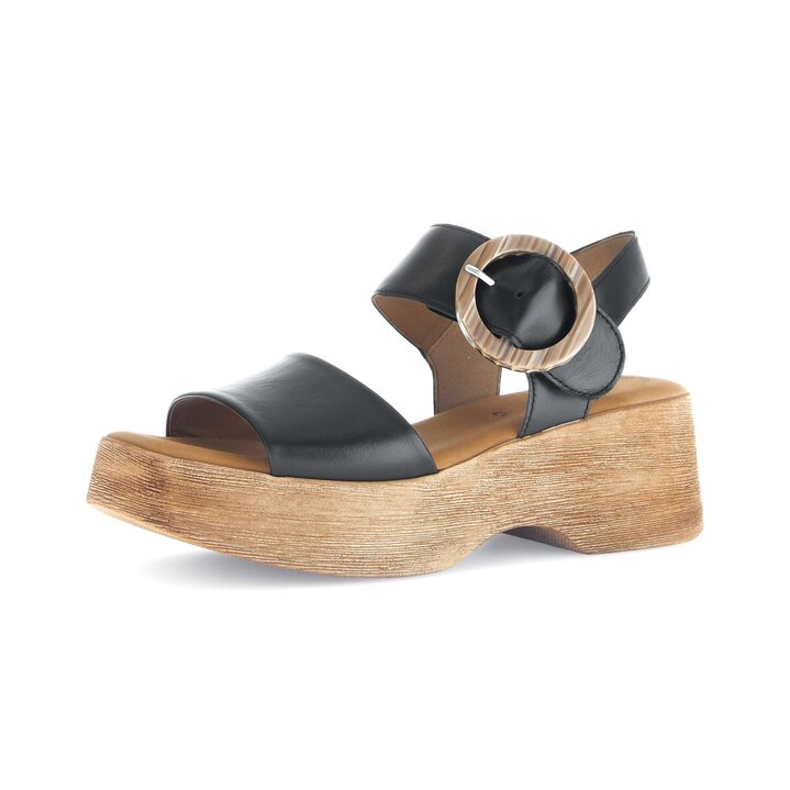 Plateau Sandale schwarz #2