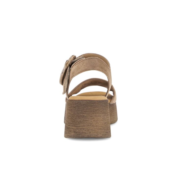 Sandale à plateforme marron #3