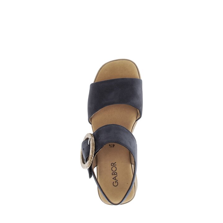 Sandale à plateforme bleu #5