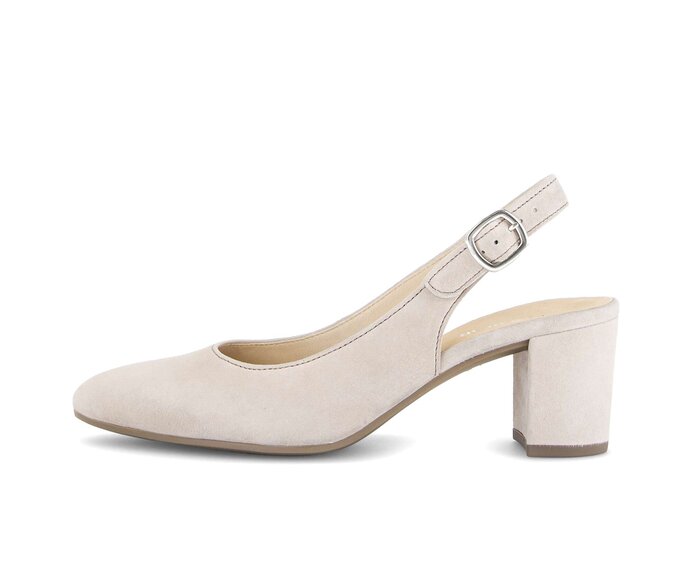 Escarpin à talon ouvert rose #0