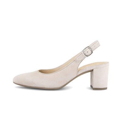 Escarpin à talon ouvert rose