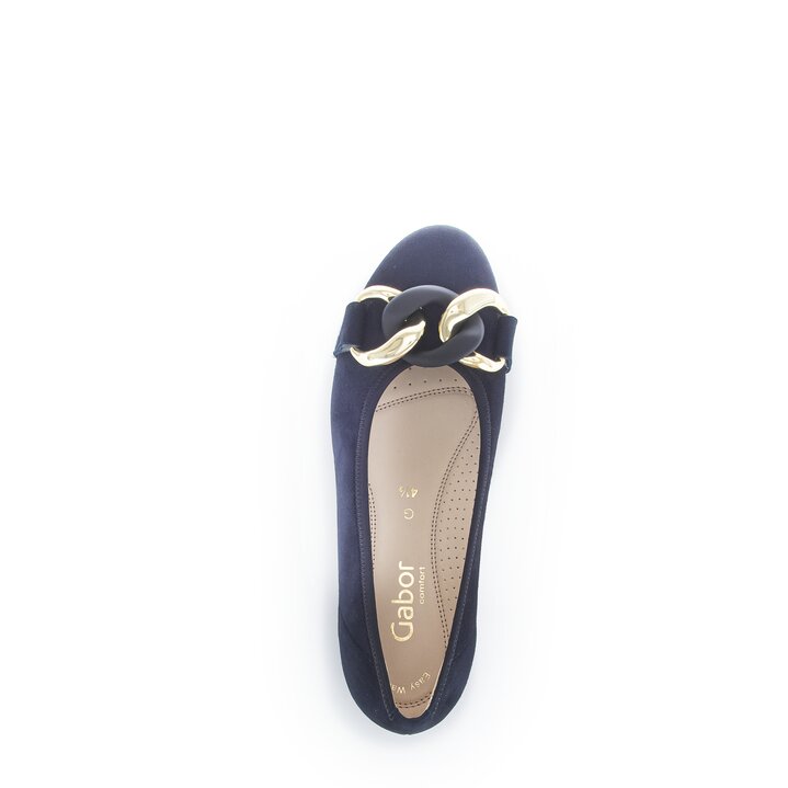 Sportiga ballerinor blå #5