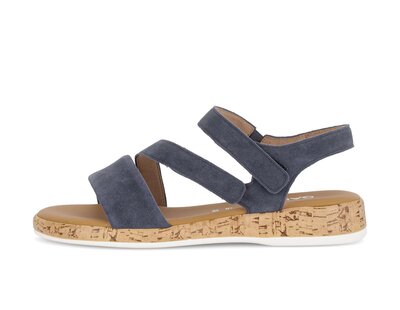 Sandale à bride bleu