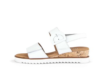 Riemchensandale weiß