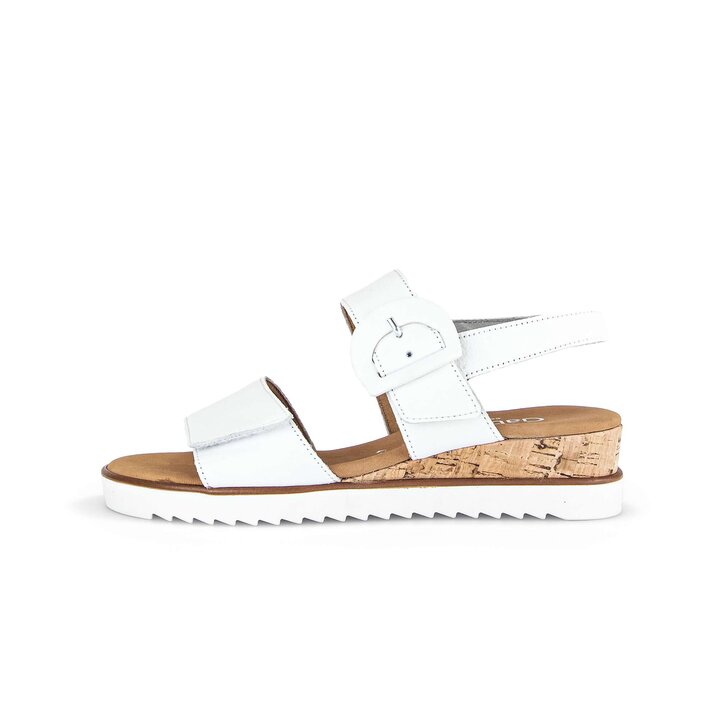 Platåsandaler vit #0