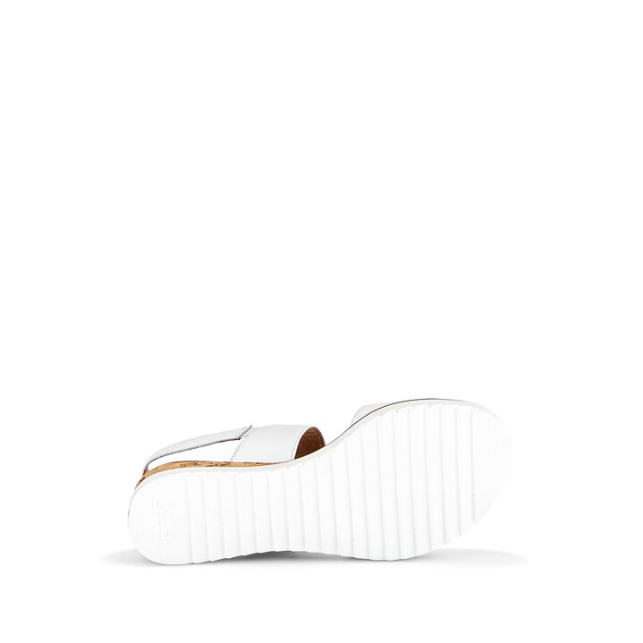Platåsandaler vit #4
