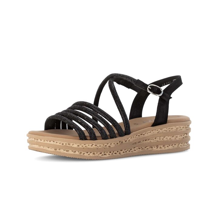 Sandale à plateforme noir #2