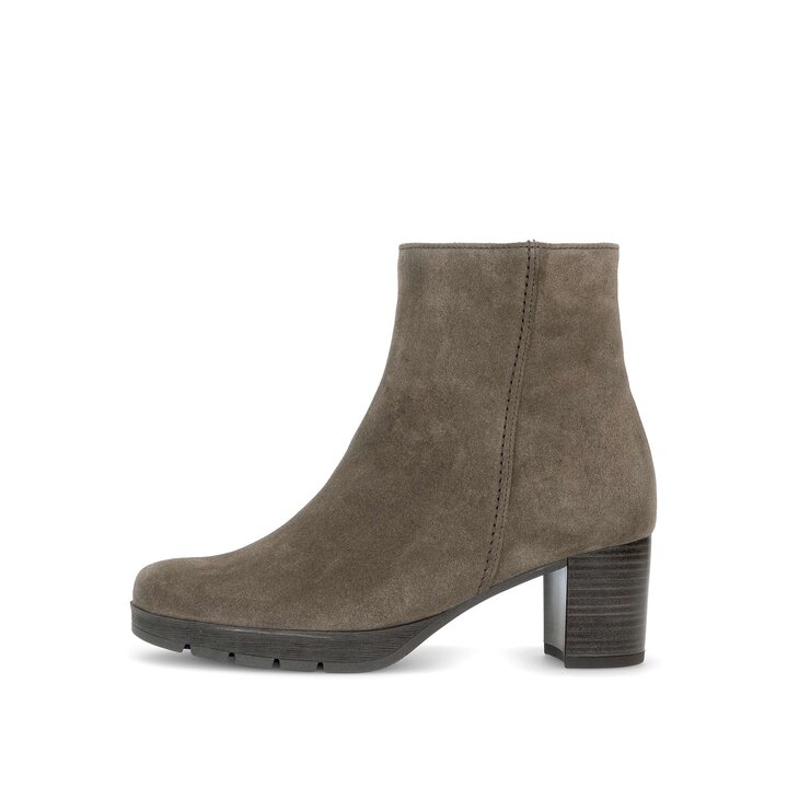 Stivaletto con plateau marrone #0