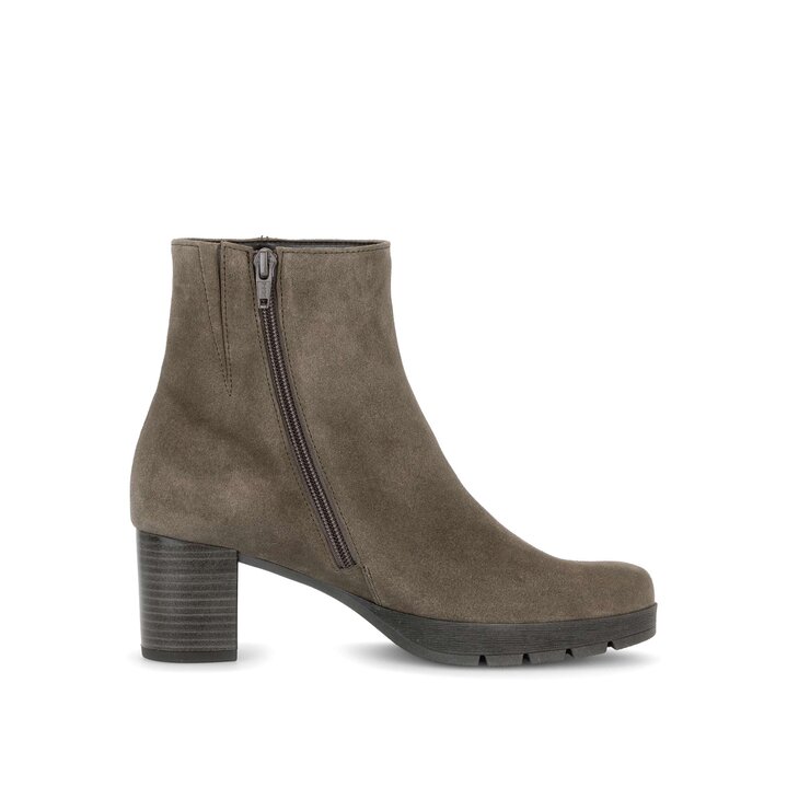 Stivaletto con plateau marrone #1