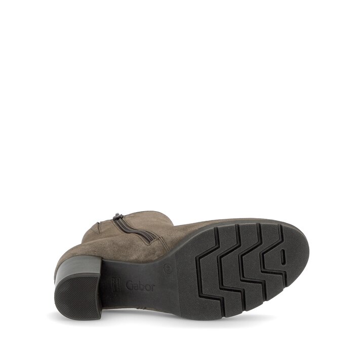 Stivaletto con plateau marrone #4