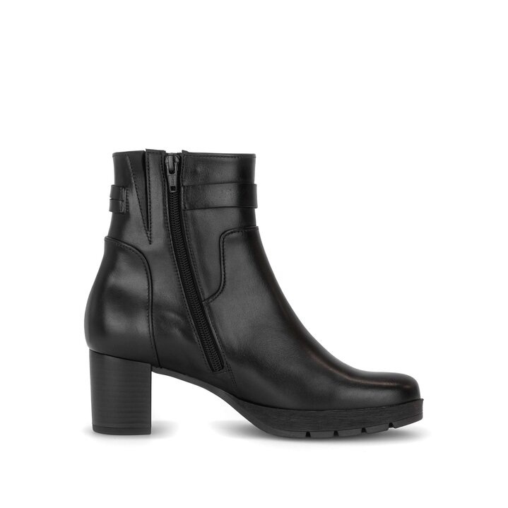 Elegante Stiefelette schwarz #1