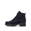 Schnürstiefelette blau