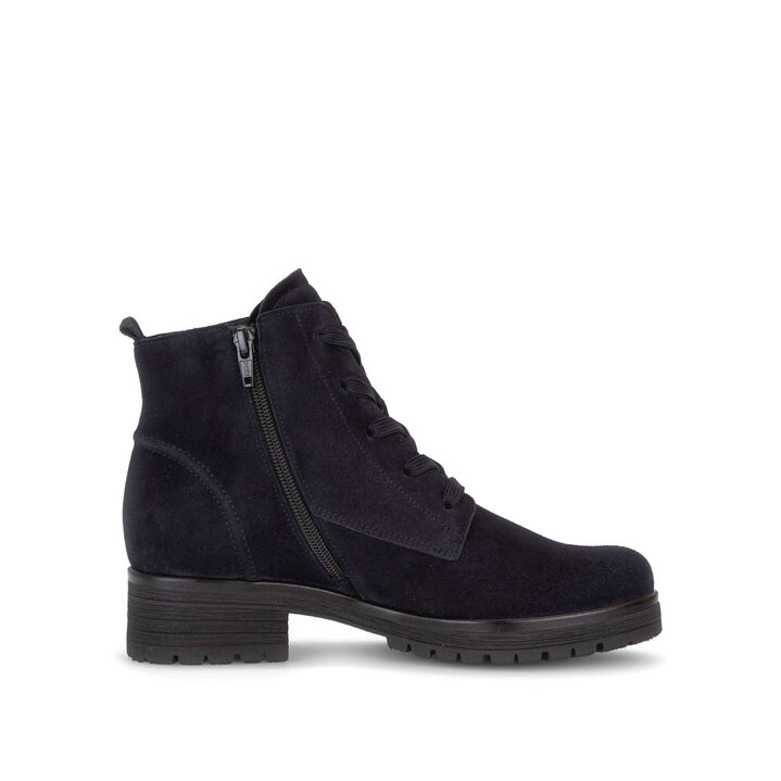 Schnürstiefelette blau #1