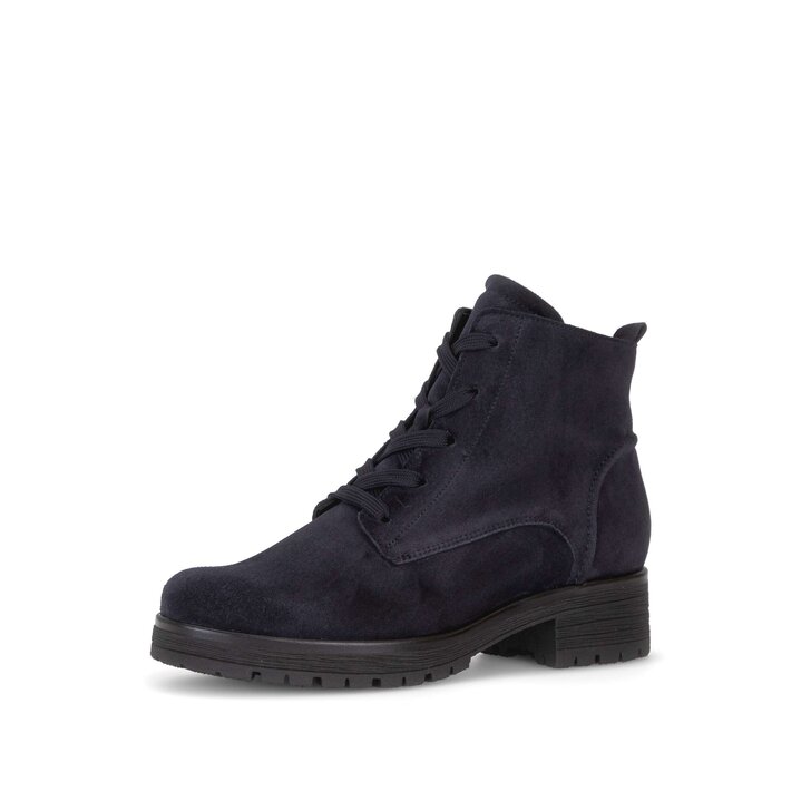 Schnürstiefelette blau #2