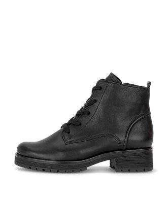 Schnürstiefelette schwarz