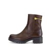 Botte de cheville sportive marron