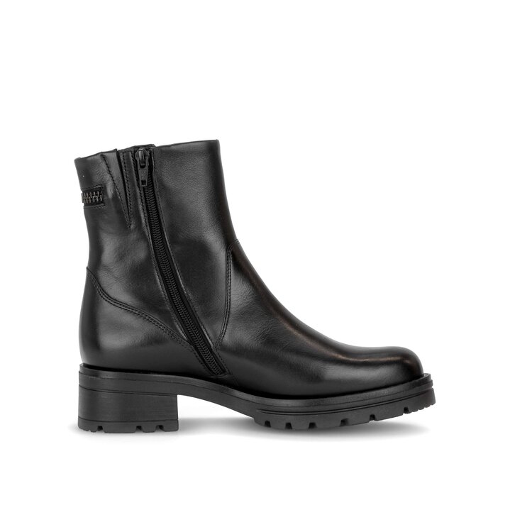 Elegante Stiefelette schwarz #1